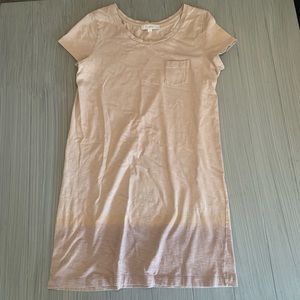 Loft T Shirt Minidress Ombré